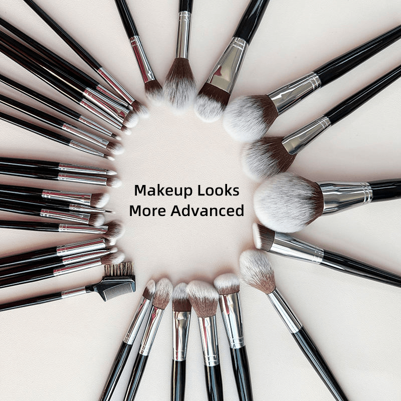 30-Piece Makeup Brush Set｜Black Wood Handle 2.png